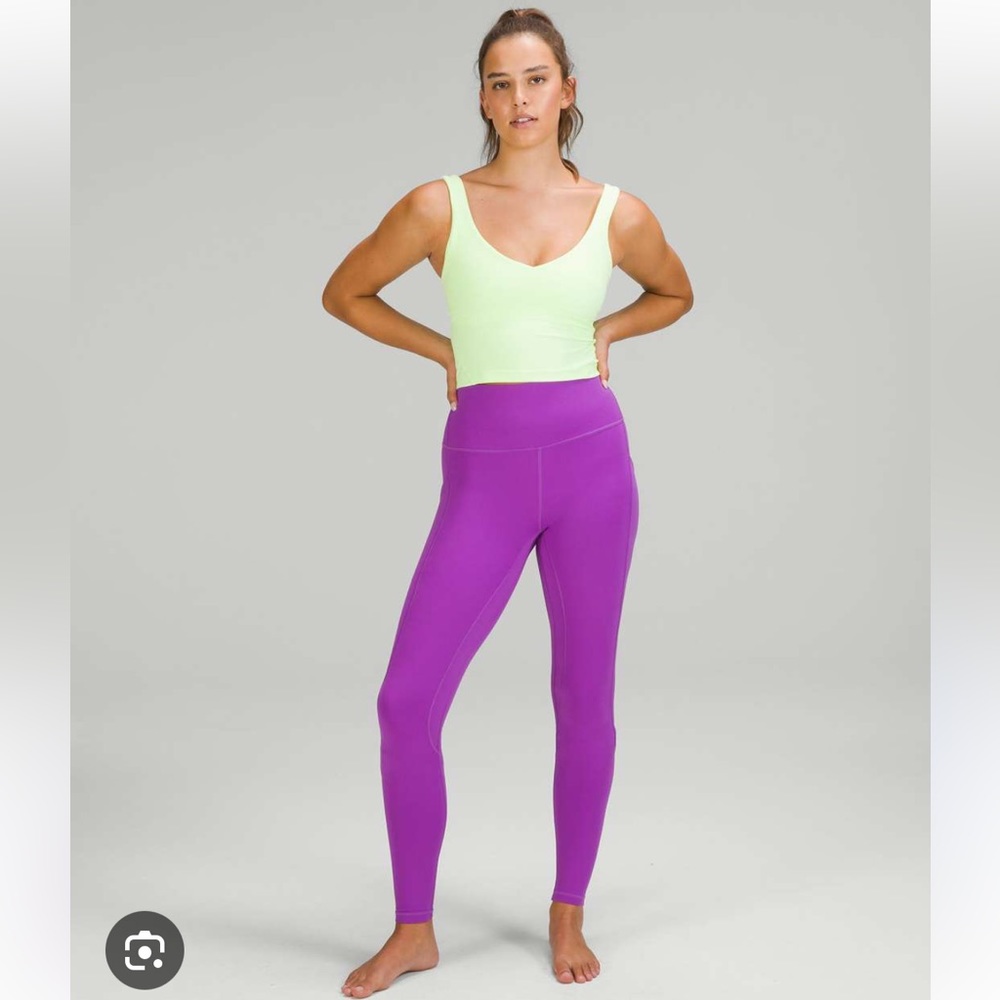 Lululemon Align 31” with Pockets Moonlight Magenta Size 8